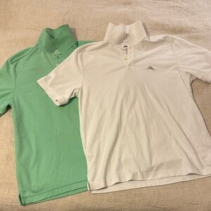 Tommy Bahama Cream Polo Shirt